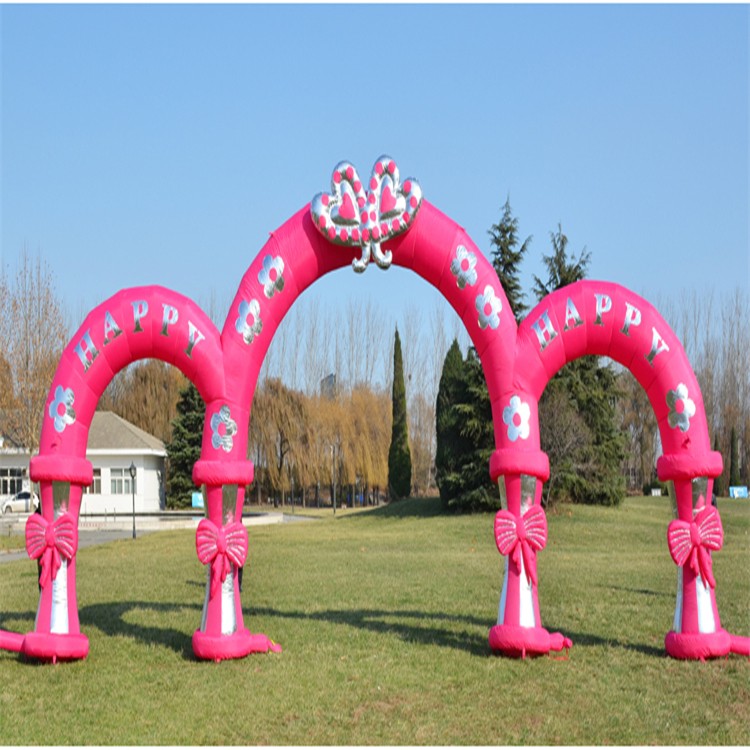 福州粉色充气拱门